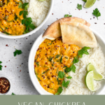 Chickpea Curry - Made in 1 pot in under 30 minutes!