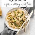 creamy asparagus pasta