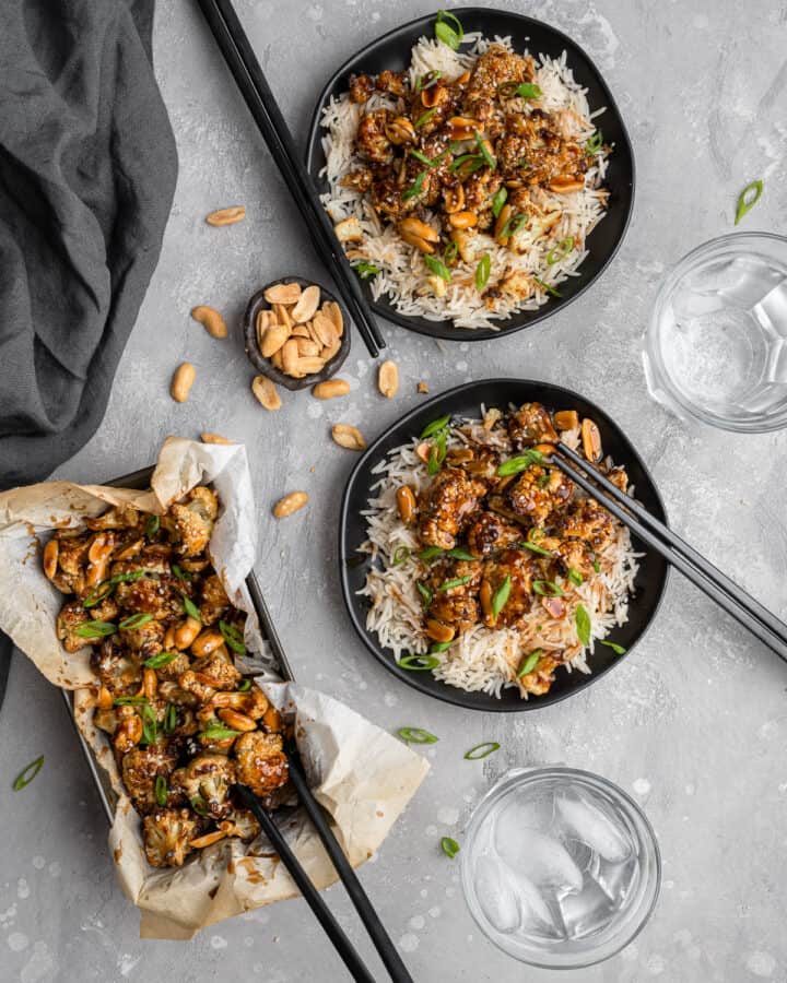 Vegan Kung Pao Cauliflower (Better than PF Changs!) Pinch of Parsley